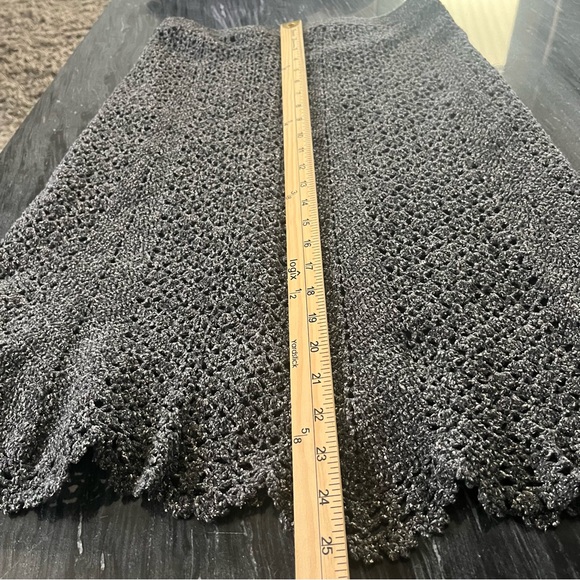 CYNTHIA Cynthia Steffe Knitted A Line Skirt Sz M - Picture 6 of 6